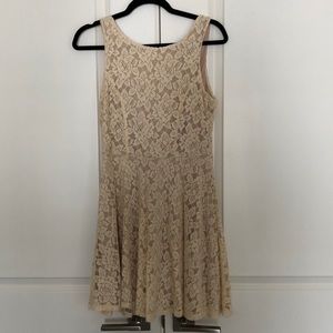 Beige mini dress size 5